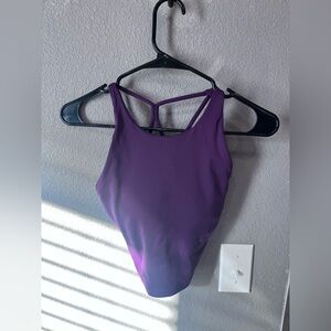 Purple Workout Athletic Women's Tank Top Size small
